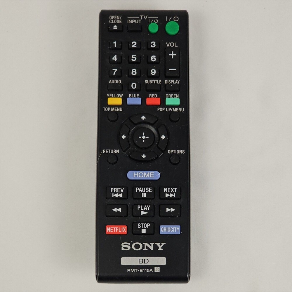 SONY RMT-B115A BLU-RAY REMOTE CONTROL ORIGINAL BDPS280